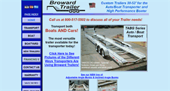 Desktop Screenshot of browardtrailer.net